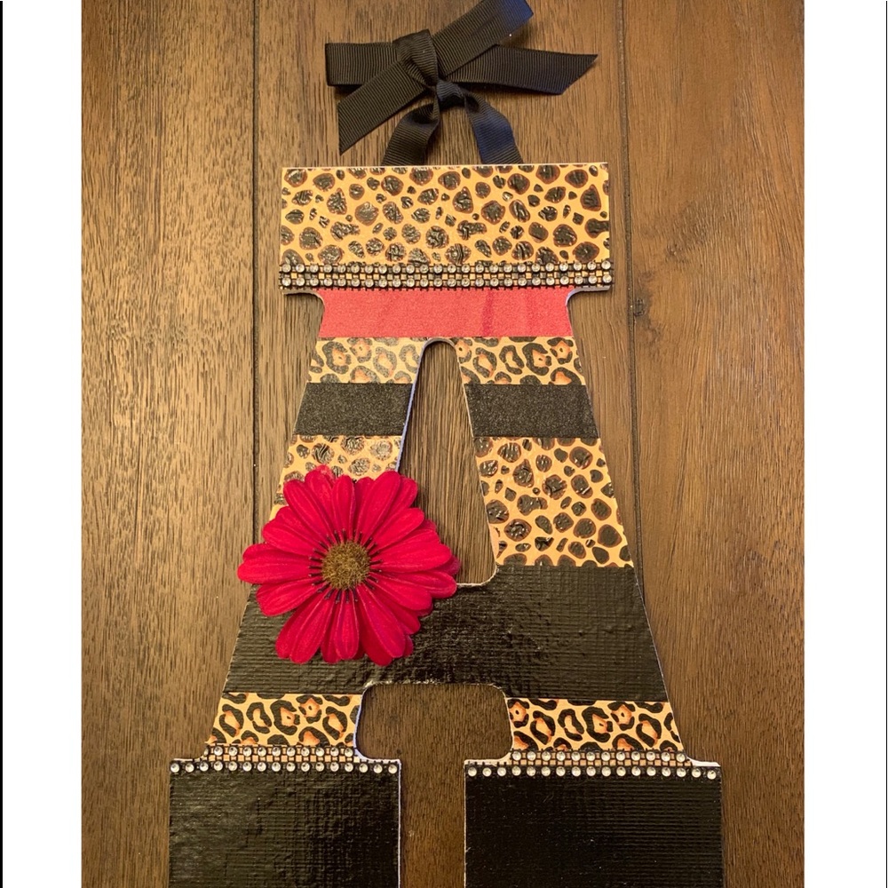 Leopard print/ black A